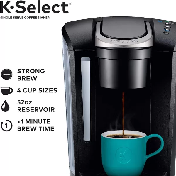 Keurig KSelect Coffee Maker Single Serve KCup Pod Coffee Brewer Black and Green Mountain Coffee Favorites Collection KCup Pods 40 CountKeurig KSelect Coffee Maker Single Serve KCup Pod Coffee Brewer Black and Green Mountain Coffee Favorites Collection KCup Pods 40 Count