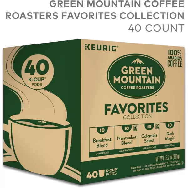 Keurig KSelect Coffee Maker Single Serve KCup Pod Coffee Brewer Black and Green Mountain Coffee Favorites Collection KCup Pods 40 CountKeurig KSelect Coffee Maker Single Serve KCup Pod Coffee Brewer Black and Green Mountain Coffee Favorites Collection KCup Pods 40 Count