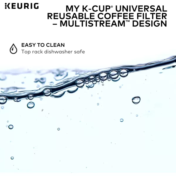 Keurig My KCup Universal Reusable Filter MultiStream Technology  GrayFilter