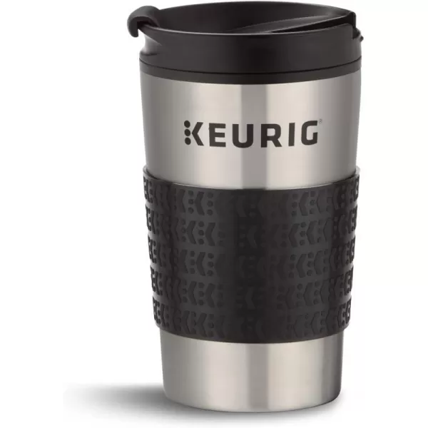 Keurig Faceted Stainless Steel Coffee Travel Mug Fits Under Any Keurig KCup Pod Coffee Maker 14 oz CopperStainless Steel