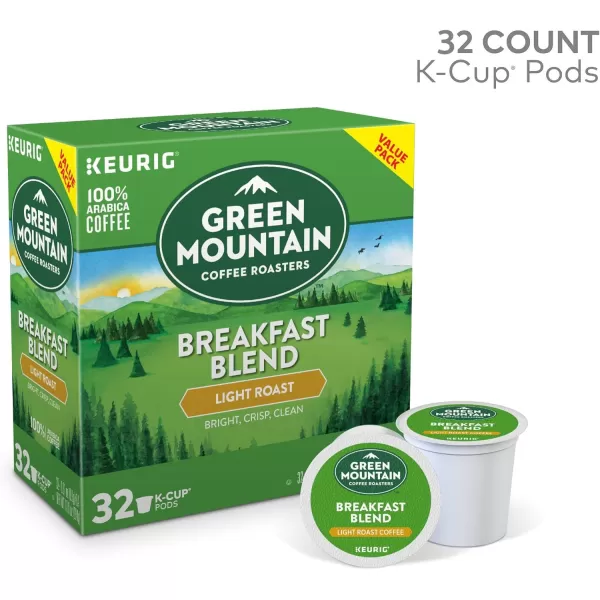 Keurig KMini Plus Single Serve Coffee Maker with Green Mountain Breakfast Blend Coffee Pods 32 countKeurig KMini Plus Single Serve Coffee Maker with Green Mountain Breakfast Blend Coffee Pods 32 count