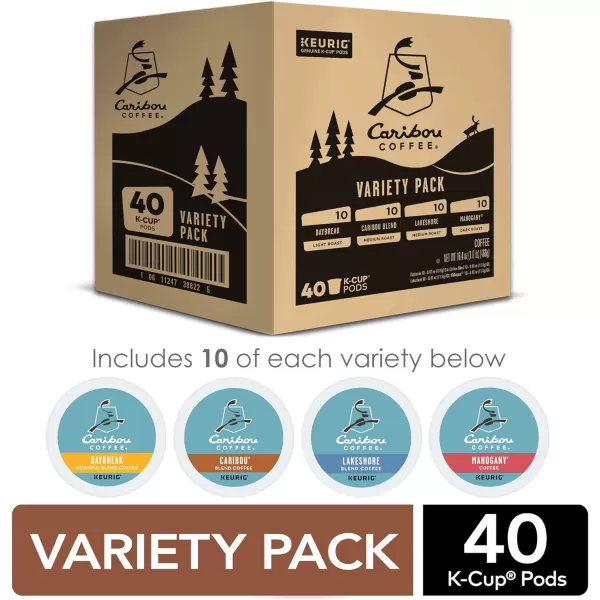 Keurig KSlim Coffee Maker with Caribou 40 Count Variety Pack Coffee PodsKeurig KSlim Coffee Maker with Caribou 40 Count Variety Pack Coffee Pods