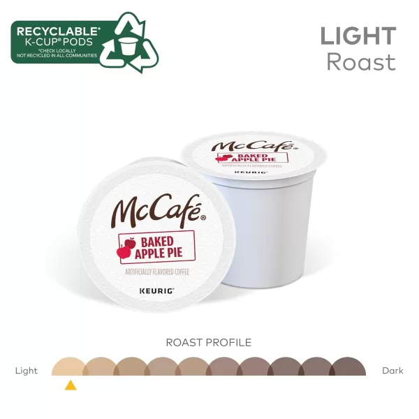 McCafe Classic Collection SingleServe Coffee KCup Pods Classic Collection Variety Pack 40 CountBaked Apple Pie 1 Count Pack of 72