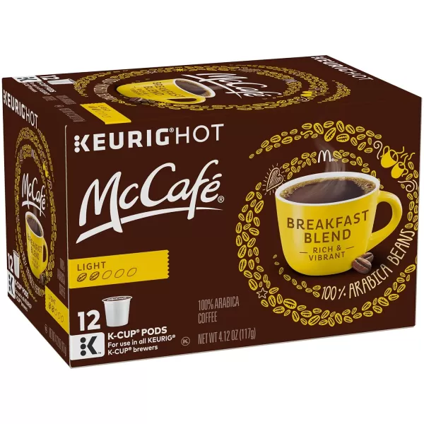 McCafe Classic Collection SingleServe Coffee KCup Pods Classic Collection Variety Pack 40 CountBreakfast Blend 12 Count Pack of 1