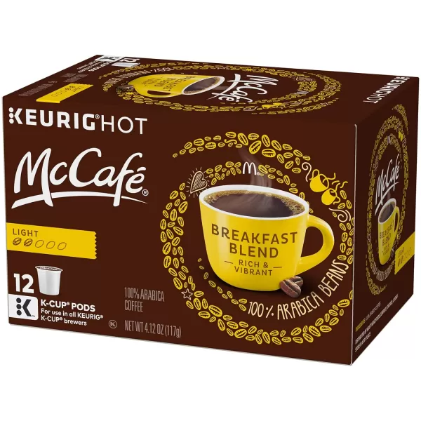 McCafe Classic Collection SingleServe Coffee KCup Pods Classic Collection Variety Pack 40 CountBreakfast Blend 12 Count Pack of 1