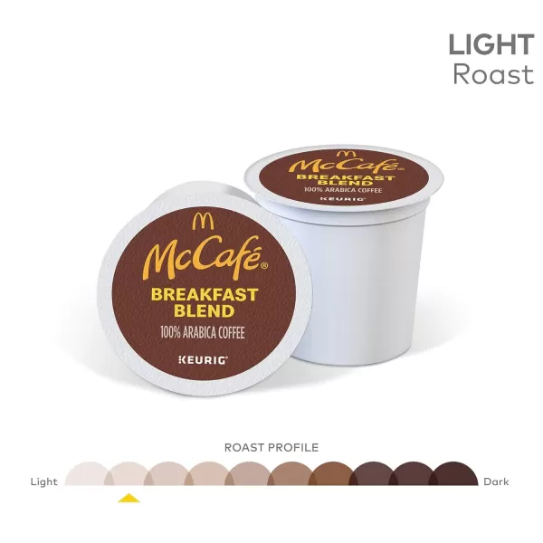 McCafe Classic Collection SingleServe Coffee KCup Pods Classic Collection Variety Pack 40 CountBreakfast Blend 72 Count