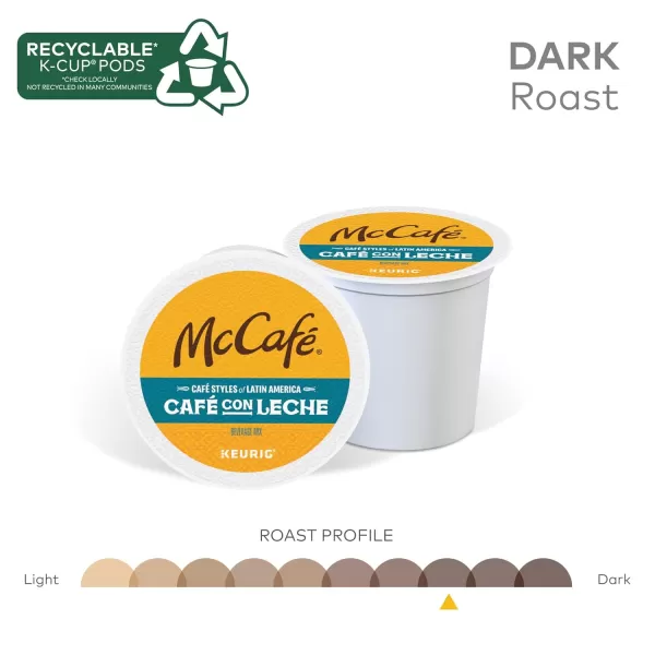 McCafe Classic Collection SingleServe Coffee KCup Pods Classic Collection Variety Pack 40 CountCaf con Leche 1 Count Pack of 20