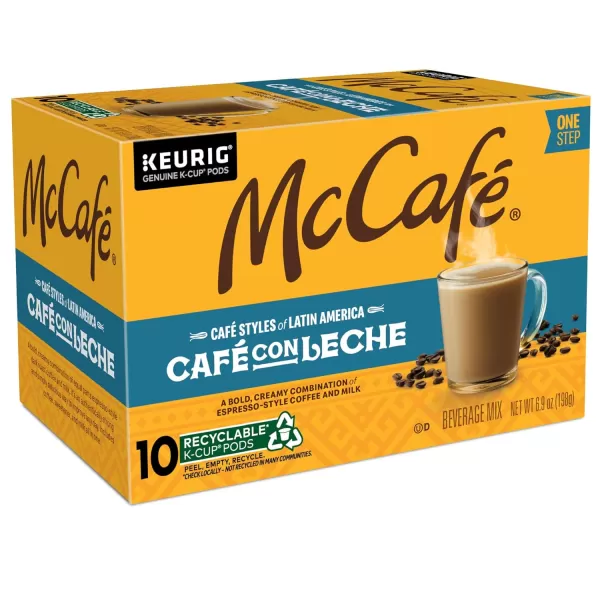 McCafe Classic Collection SingleServe Coffee KCup Pods Classic Collection Variety Pack 40 CountCaf con Leche 10 Count Pack of 6