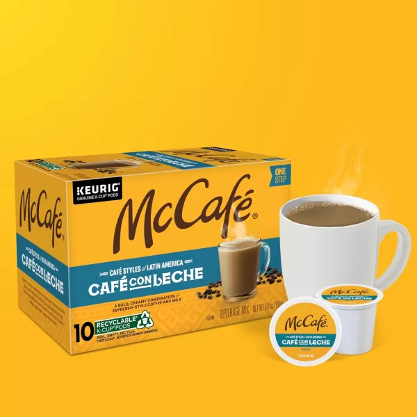 McCafe Classic Collection SingleServe Coffee KCup Pods Classic Collection Variety Pack 40 CountCaf con Leche 10 Count Pack of 6