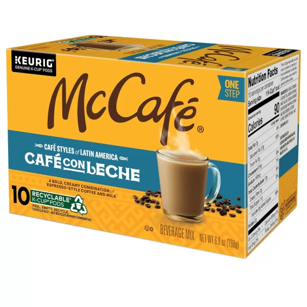 McCafe Classic Collection SingleServe Coffee KCup Pods Classic Collection Variety Pack 40 CountCaf con Leche 10 Count Pack of 6