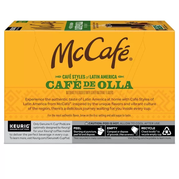 McCafe Classic Collection SingleServe Coffee KCup Pods Classic Collection Variety Pack 40 CountCaf de Olla 1 Count Pack of 60