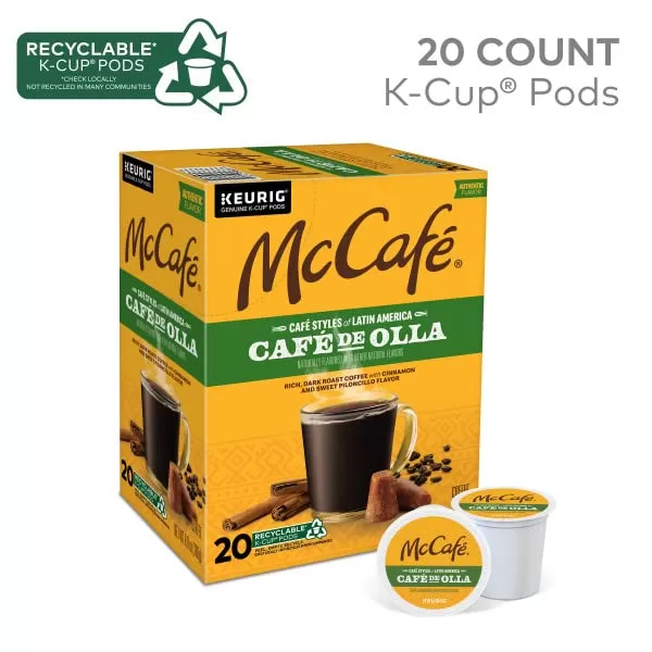 McCafe Classic Collection SingleServe Coffee KCup Pods Classic Collection Variety Pack 40 CountCaf de Olla 20 Count Pack of 1