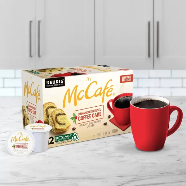 McCafe Classic Collection SingleServe Coffee KCup Pods Classic Collection Variety Pack 40 CountCinnamon Streusel 12 Count Pack of 6