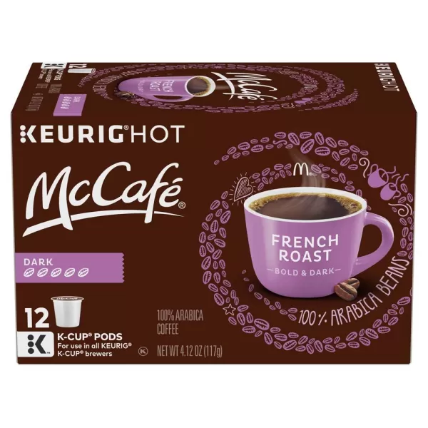 McCafe Classic Collection SingleServe Coffee KCup Pods Classic Collection Variety Pack 40 CountFrench Dark 12 Count Pack of 1