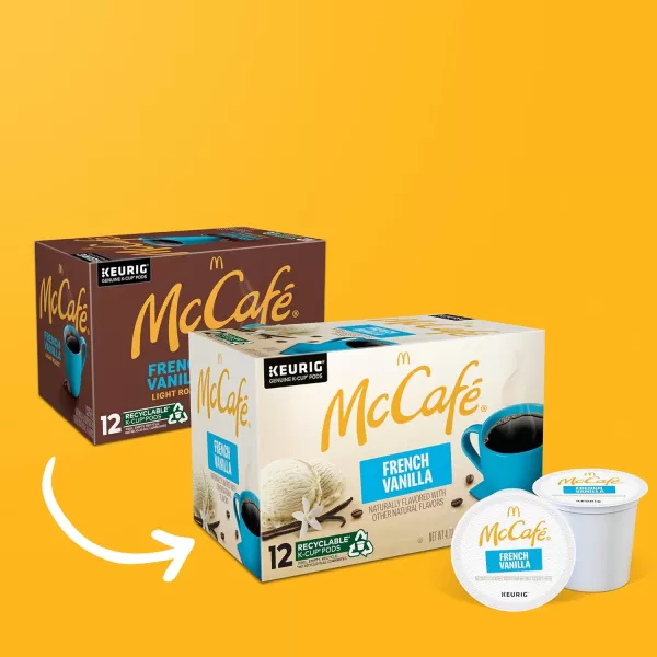 McCafe Classic Collection SingleServe Coffee KCup Pods Classic Collection Variety Pack 40 CountFrench Vanilla 72 Count