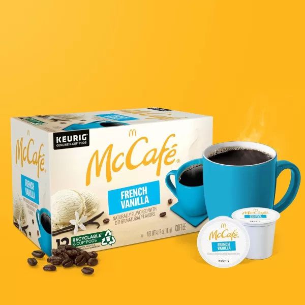 McCafe Classic Collection SingleServe Coffee KCup Pods Classic Collection Variety Pack 40 CountFrench Vanilla 72 Count