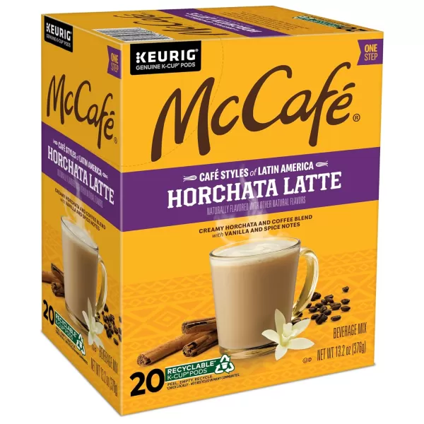 McCafe Classic Collection SingleServe Coffee KCup Pods Classic Collection Variety Pack 40 CountHorchata 1 Count Pack of 20