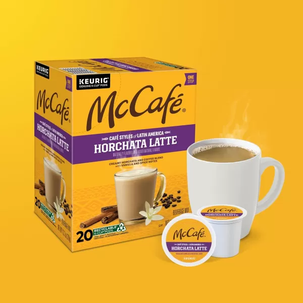 McCafe Classic Collection SingleServe Coffee KCup Pods Classic Collection Variety Pack 40 CountHorchata 1 Count Pack of 20