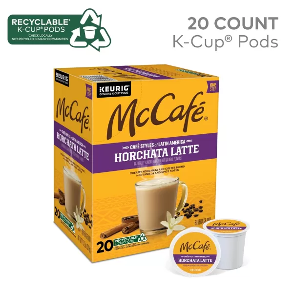 McCafe Classic Collection SingleServe Coffee KCup Pods Classic Collection Variety Pack 40 CountHorchata 1 Count Pack of 20