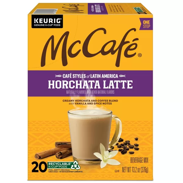 McCafe Classic Collection SingleServe Coffee KCup Pods Classic Collection Variety Pack 40 CountHorchata 1 Count Pack of 20