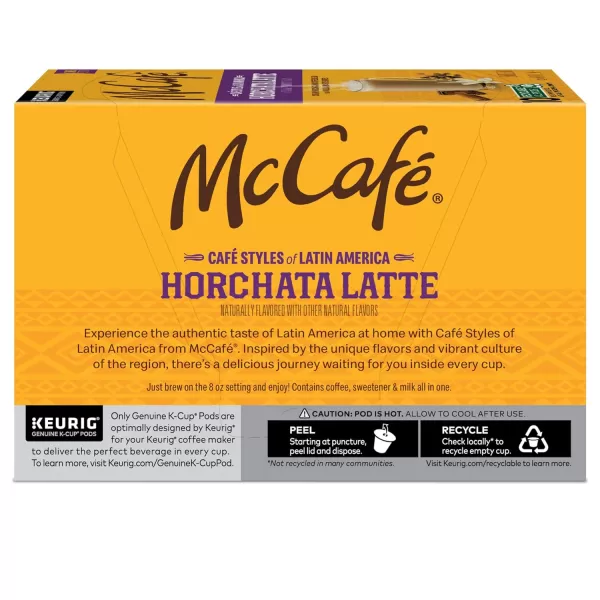 McCafe Classic Collection SingleServe Coffee KCup Pods Classic Collection Variety Pack 40 CountHorchata 1 Count Pack of 60