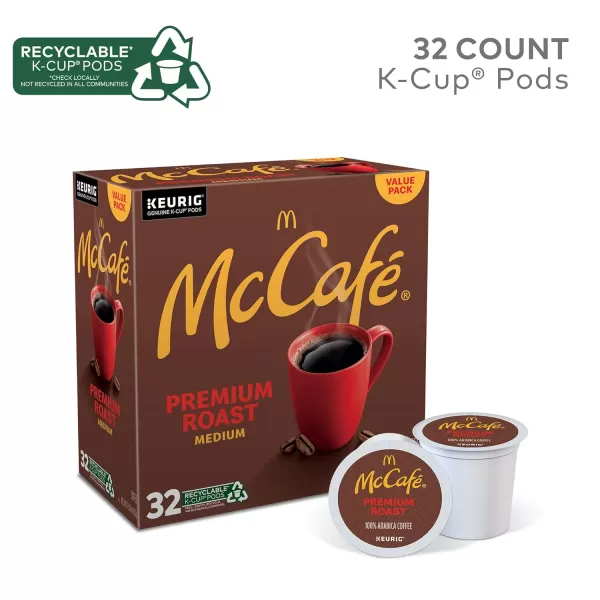 McCafe Classic Collection SingleServe Coffee KCup Pods Classic Collection Variety Pack 40 CountPremium Roast 32 Count Pack of 1