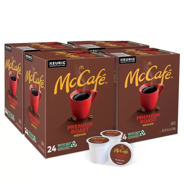 McCafe Classic Collection SingleServe Coffee KCup Pods Classic Collection Variety Pack 40 CountPremium Roast 4 Count Pack of 24