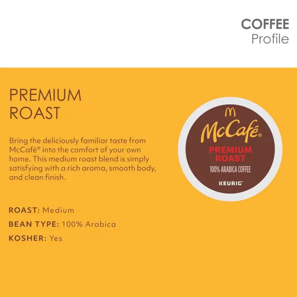 McCafe Classic Collection SingleServe Coffee KCup Pods Classic Collection Variety Pack 40 CountPremium Roast 4 Count Pack of 24