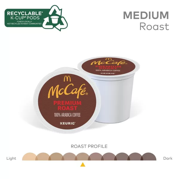 McCafe Classic Collection SingleServe Coffee KCup Pods Classic Collection Variety Pack 40 CountPremium Roast 48 Count Pack of 1