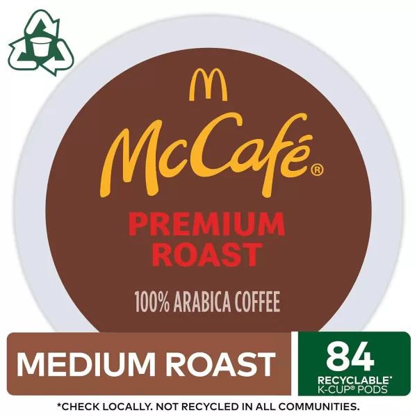 McCafe Classic Collection SingleServe Coffee KCup Pods Classic Collection Variety Pack 40 CountPremium Roast 84 Count Pack of 1