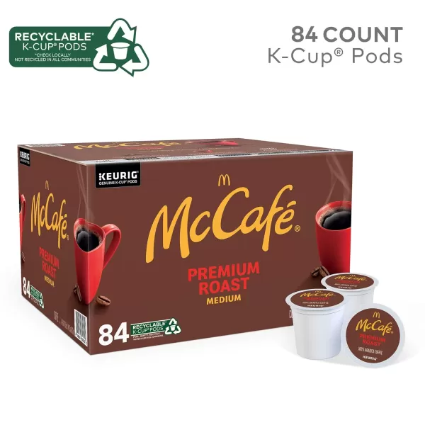 McCafe Classic Collection SingleServe Coffee KCup Pods Classic Collection Variety Pack 40 CountPremium Roast 84 Count Pack of 1