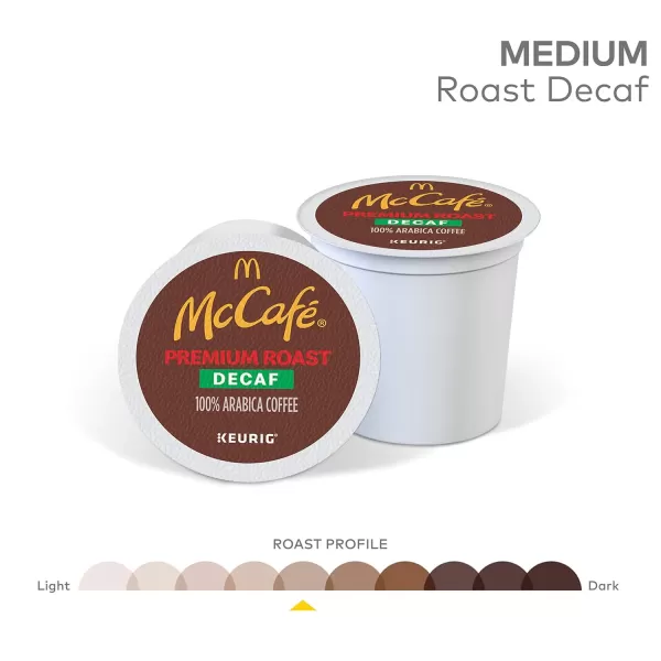 McCafe Classic Collection SingleServe Coffee KCup Pods Classic Collection Variety Pack 40 CountPremium Roast Decaf 12 Count Pack of 6