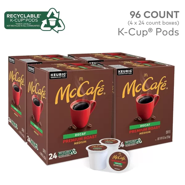 McCafe Classic Collection SingleServe Coffee KCup Pods Classic Collection Variety Pack 40 CountPremium Roast Decaf 24 Count Pack of 4