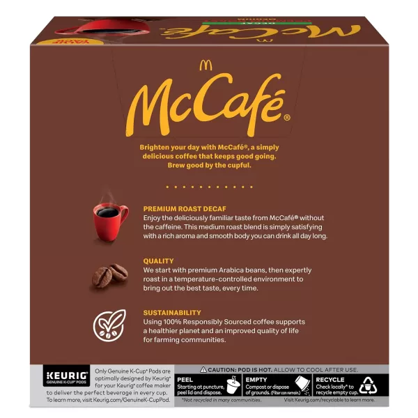 McCafe Classic Collection SingleServe Coffee KCup Pods Classic Collection Variety Pack 40 CountPremium Roast Decaf 32 Count Pack of 1