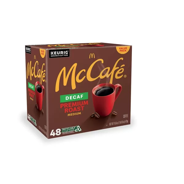 McCafe Classic Collection SingleServe Coffee KCup Pods Classic Collection Variety Pack 40 CountPremium Roast Decaf 48 Count Pack of 1