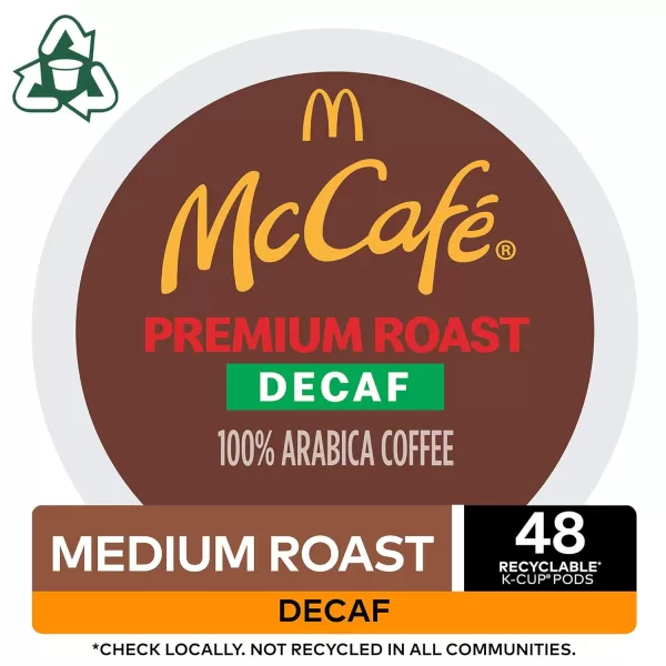 McCafe Classic Collection SingleServe Coffee KCup Pods Classic Collection Variety Pack 40 CountPremium Roast Decaf 48 Count Pack of 1