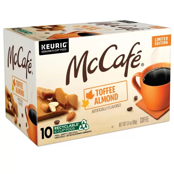 McCafe Classic Collection SingleServe Coffee KCup Pods Classic Collection Variety Pack 40 CountToffee Almond 12 Count Pack of 6 10 Count Pack of 1