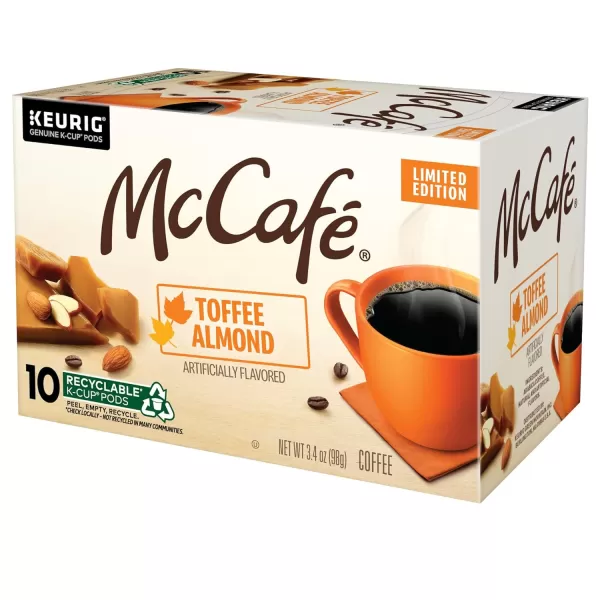 McCafe Classic Collection SingleServe Coffee KCup Pods Classic Collection Variety Pack 40 CountToffee Almond 12 Count Pack of 6 10 Count Pack of 1