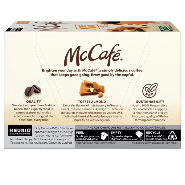 McCafe Classic Collection SingleServe Coffee KCup Pods Classic Collection Variety Pack 40 CountToffee Almond 12 Count Pack of 6 10 Count Pack of 1