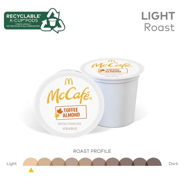 McCafe Classic Collection SingleServe Coffee KCup Pods Classic Collection Variety Pack 40 CountToffee Almond 12 Count Pack of 6