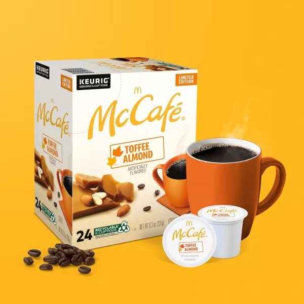 McCafe Classic Collection SingleServe Coffee KCup Pods Classic Collection Variety Pack 40 CountToffee Almond 24 Count Pack of 4