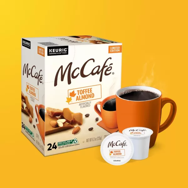 McCafe Classic Collection SingleServe Coffee KCup Pods Classic Collection Variety Pack 40 CountToffee Almond 24 Count Pack of 4