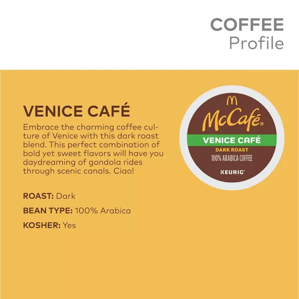 McCafe Classic Collection SingleServe Coffee KCup Pods Classic Collection Variety Pack 40 CountVenice Caf 72 Count Pack of 1