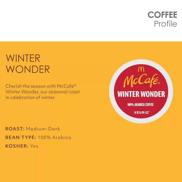 McCafe Classic Collection SingleServe Coffee KCup Pods Classic Collection Variety Pack 40 CountWinter Wonder 72 Count Pack of 1