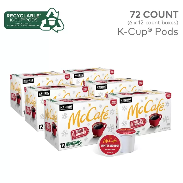 McCafe Classic Collection SingleServe Coffee KCup Pods Classic Collection Variety Pack 40 CountWinter Wonder 72 Count Pack of 1