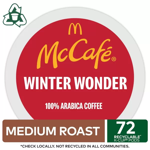 McCafe Classic Collection SingleServe Coffee KCup Pods Classic Collection Variety Pack 40 CountWinter Wonder 72 Count Pack of 1