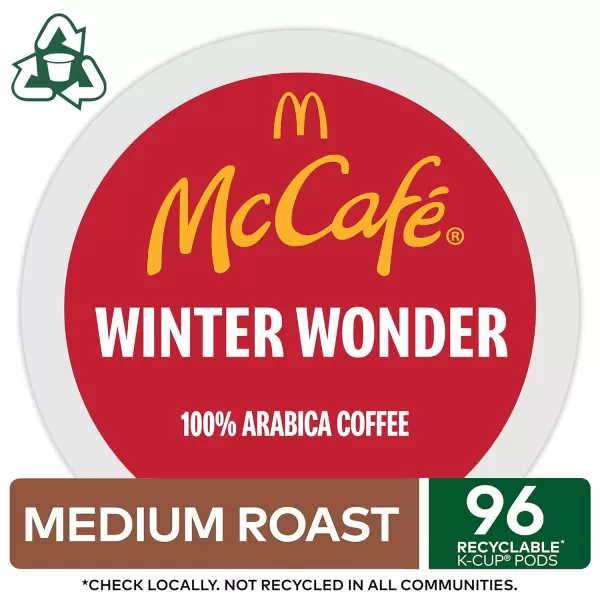 McCafe Classic Collection SingleServe Coffee KCup Pods Classic Collection Variety Pack 40 CountWinter Wonder 96 Count Pack of 1