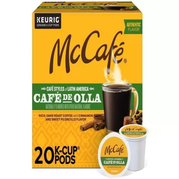 McCafe Classic Collection SingleServe Coffee KCup Pods Classic Collection Variety Pack 40 CountCaf de Olla 20 Count Pack of 1