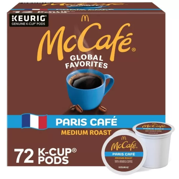 McCafe Classic Collection SingleServe Coffee KCup Pods Classic Collection Variety Pack 40 CountParis Caf 72 Count Pack of 1