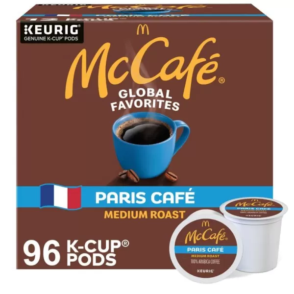 McCafe Classic Collection SingleServe Coffee KCup Pods Classic Collection Variety Pack 40 CountParis Caf 96 Count Pack of 1